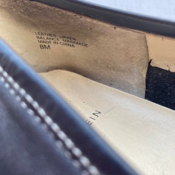 .Anne Klein Black Leather 8 M , UV sanitized. - Picture 2 of 6